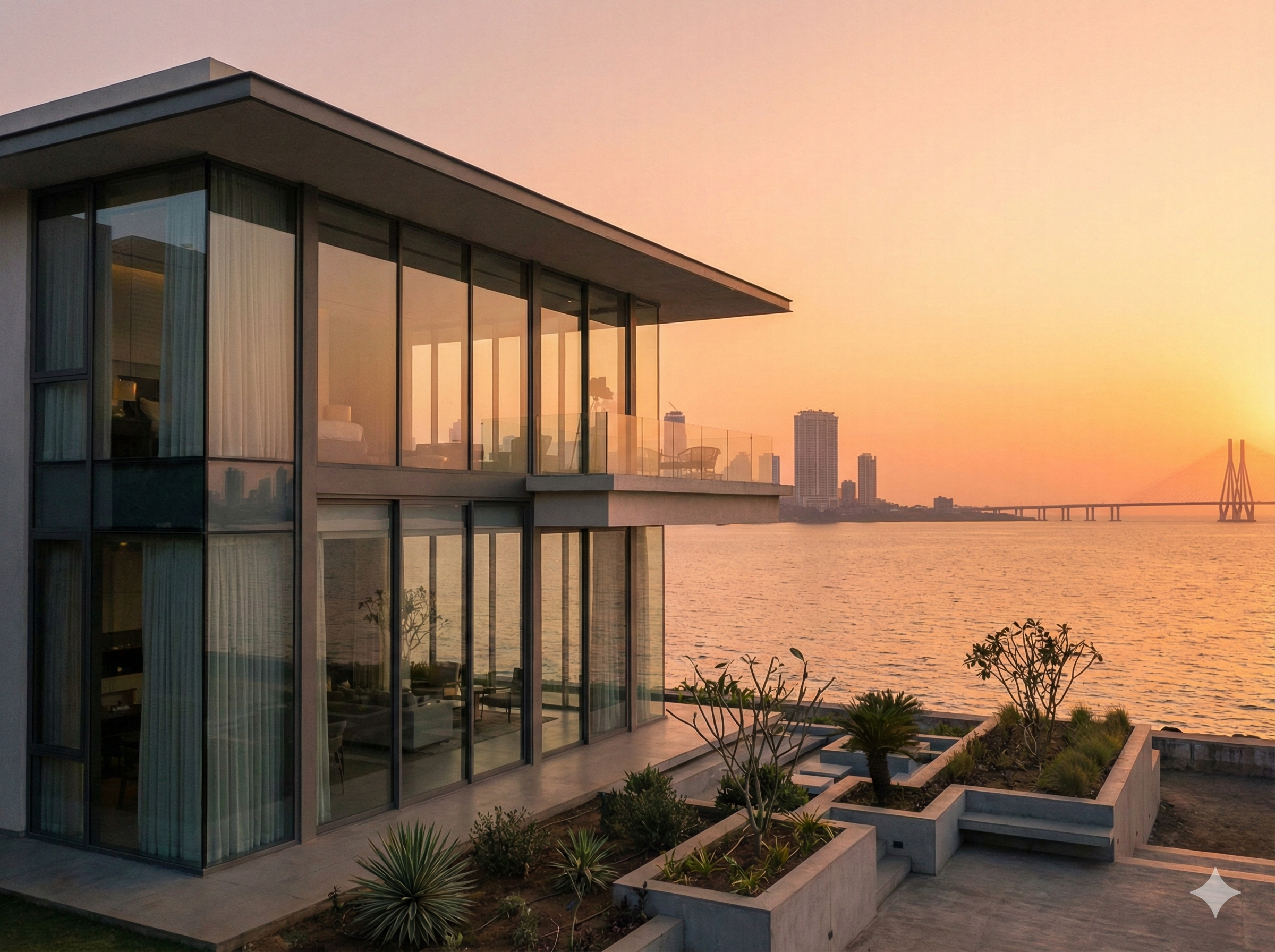 Modern waterfront residence